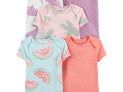 Carter's Set 5 piese body buline, animale marine